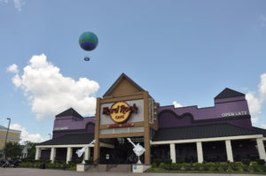 Hard Rock Cafe in downtown Pigeon Forge.