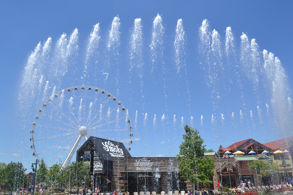 The Island water fountain